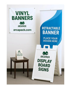 Banners, Posters & Signs - Arcapack
