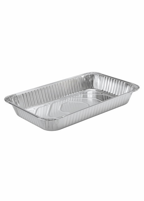 Steam Table Pan – Full Size 20.75x12.813x3.188" Aluminum Deep (50/Case)