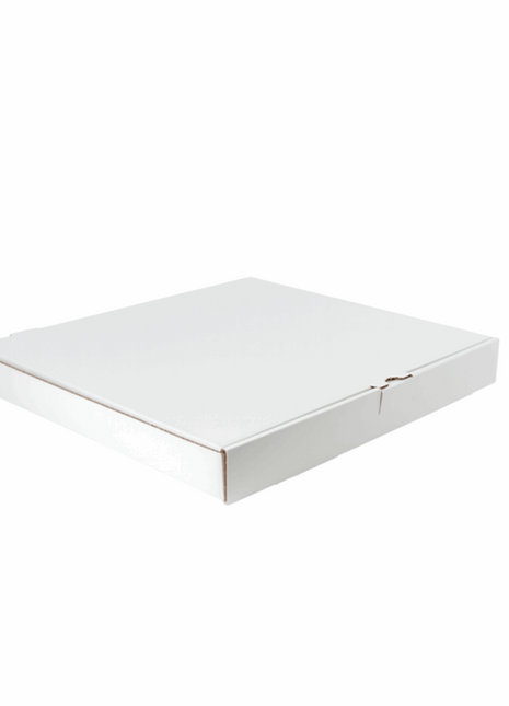 Pizza Box – White 9"/10"/12"/14"/16"/21" (Pack of 50) - Arcapack