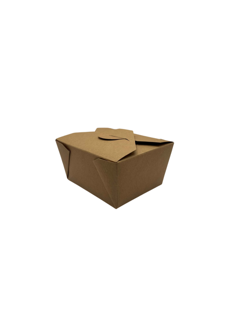 Take-Out Food Container – Kraft Paper (#1 / #3, 26oz & 66oz, Brown)