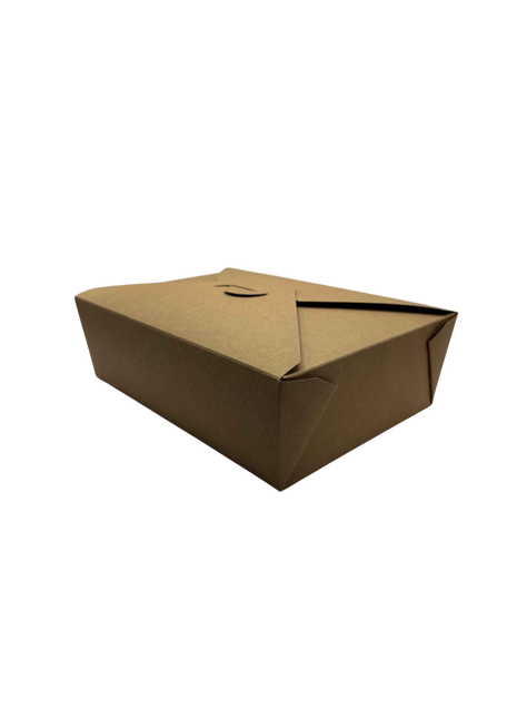 Take-Out Food Container – Kraft Paper (#1 / #3, 26oz & 66oz, Brown)