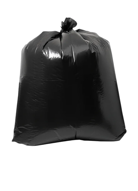Garbage Bag – Can Liner 35x50” Black Extra Strong 1.1 MIL (100/Case) - Arcapack
