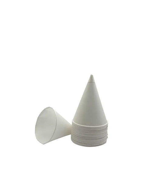 Cup 4 oz Paper – White Cone (5000/Case) - Arcapack