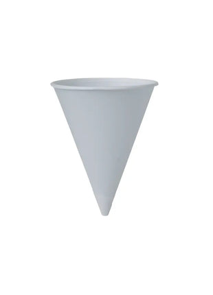 Cup 4 oz Paper – White Cone (5000/Case) - Arcapack
