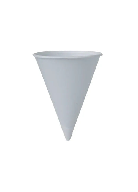 Cup 4 oz Paper – White Cone (5000/Case) - Arcapack