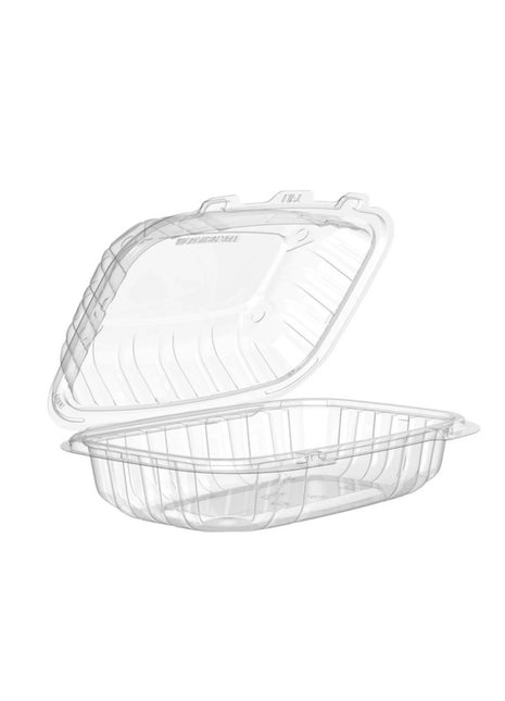 Container Hinged PP Plastic – Clear 6x6x3, 9x6x3, 9x9x3 (300/Case, 150/Case) - Arcapack