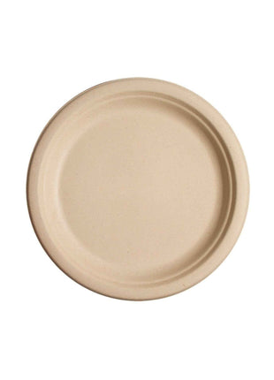 Plate Round Fibre Blend PFAS-Free – 6 in, 9 in (1000/Case, 500/Case)