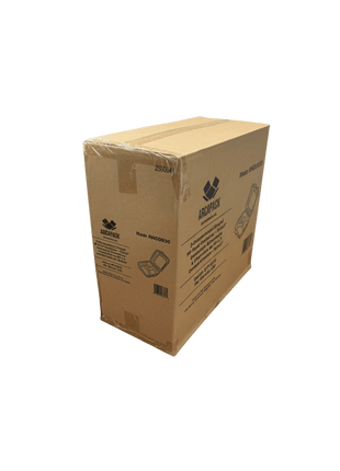 3-Compartment MFPP Hinged Food Container 9×9×3 in (150/Carton)