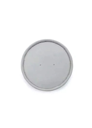 Lid Paperboard – Flat White Round Vented for 6-16 oz Tall Containers (1000/Case) - Arcapack
