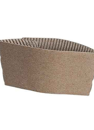 Sleeve Corrugated Kraft – Fits Small & Large Hot Cups (1000/Case)