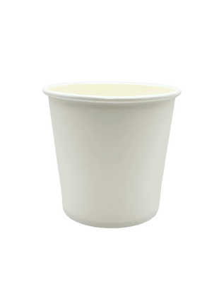 Paper Bowl 12oz/24oz PLA-Coated – White Hot & Cold Food Bowl (500/Case)