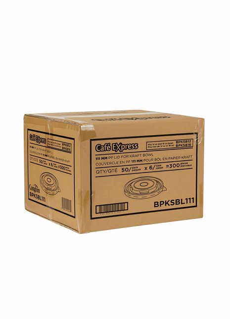 Lid Round PP – Fits 12–16 oz Bowls (300/Case) - Arcapack