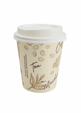 Cup 10 oz, 12 oz Paper – Printed Serenity II Hot Beverage (1000/Case) - Arcapack
