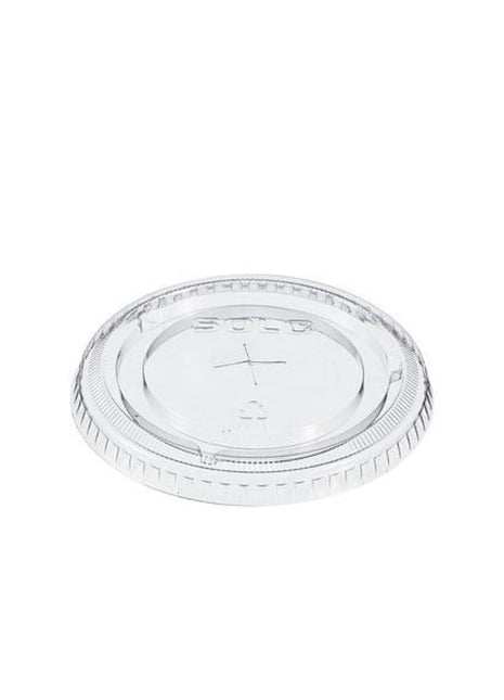 Lid Round Clear PET – Straw Slotted - Fits 5–20 oz (1000/Case) - Arcapack