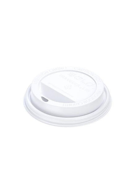 Lid Dome White PS – Fits 10–24 oz Cups (1000/Case) - Arcapack