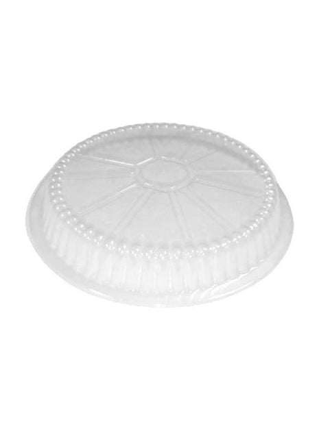 8" Dome Lid for Round Aluminum Containers, Clear (500/Case) - Arcapack