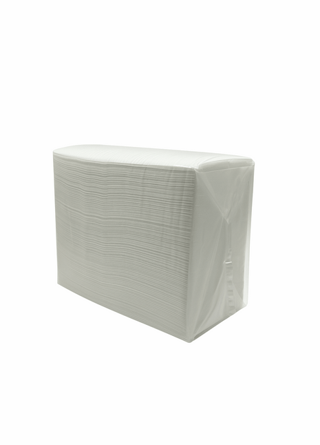 Junior Napkin 1-Ply – 1/6 Fold White (9000/Case) - Arcapack