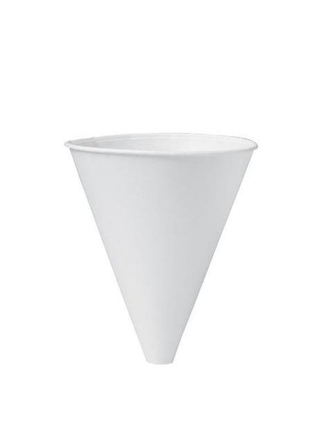 Cup 10 oz Paper – White Funnel Cup (2000/Case) - Arcapack