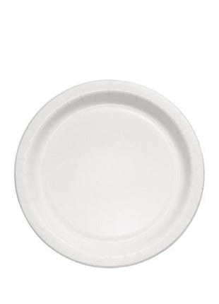 Medium Weight Paper Plate – 8.5", Coated Paper, White (500/Case) - Arcapack
