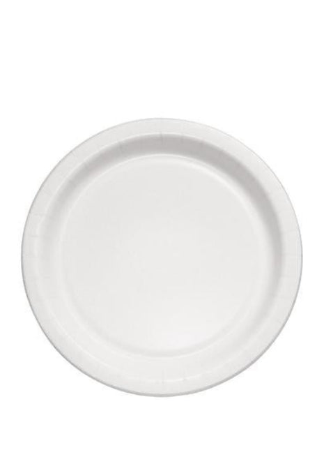Medium Weight Paper Plate – 8.5", Coated Paper, White (500/Case) - Arcapack