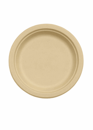 Plate 7" Plant Fiber – Brown Round  (1000/Case) - Arcapack