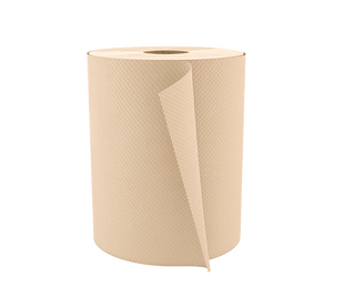 Paper Towel Roll 1-Ply – Natural Recycled (12 Rolls/Pack)