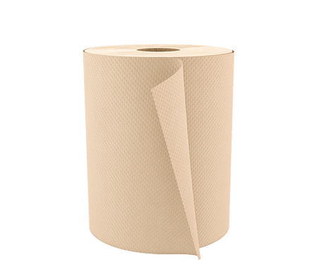 Paper Towel Roll 1-Ply – Natural Recycled (12 Rolls/Pack)