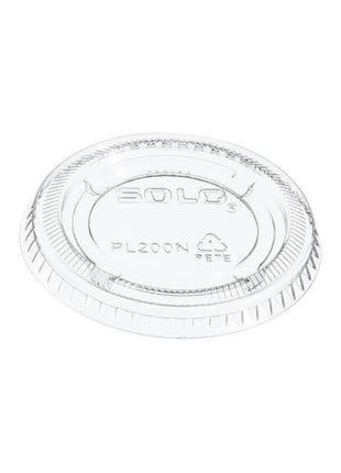 Lid Clear PET – Fits 2 oz Portion Cup (2500/Case) - Arcapack