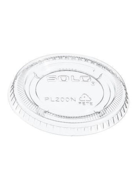 Lid Clear PET – Fits 2 oz Portion Cup (2500/Case) - Arcapack