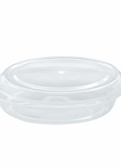Round Containers with Lid – 22 oz/34 oz PP Clear (Pack of 50) - Arcapack