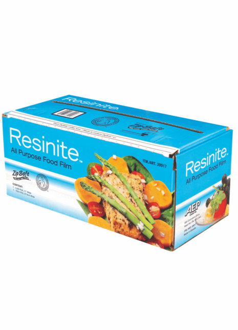 Resinite Commercial All-Purpose Plastic Food Wrap – 27.9 cm x 762 m (With Cutter) - Arcapack