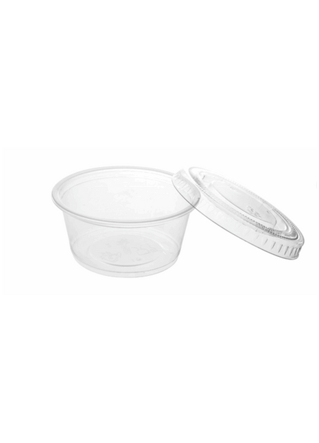 Clear PP Portion Sauce Cup – 2 oz (2500/Case)