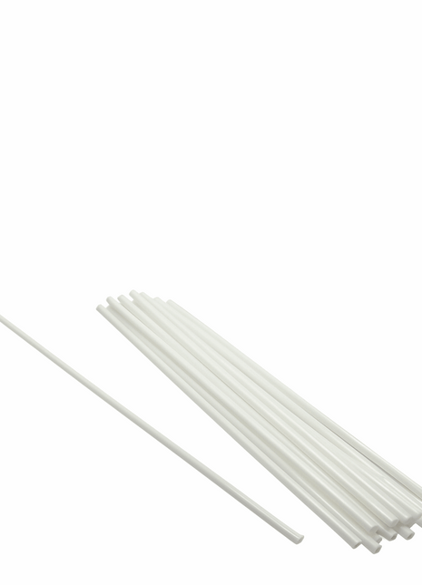 Straw 4 mm × 8" PP – White (2500/Case) - Arcapack