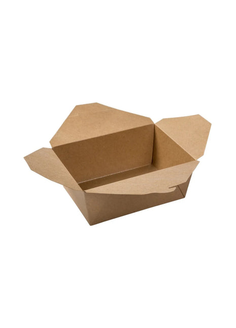 Take Out Food Container – Natural Kraft Paper – Sizes #4 & #9 (160/Case, 200/Case) - Arcapack