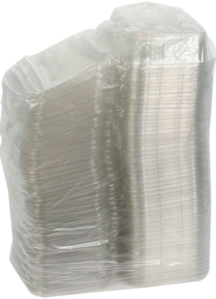 Tamper-Evident Hinged Lid Deli Container – 24 oz, RPET, Clear (231/Case)
