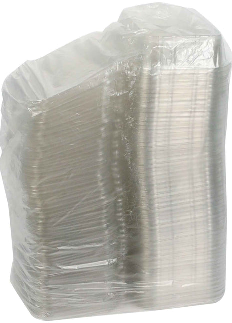 Tamper-Evident Hinged Lid Deli Container – 24 oz, RPET, Clear (231/Case)