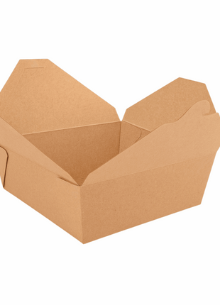 Take-Out Box – Fold-Top Kraft Paper (#1, #8, #3, #4) - Arcapack