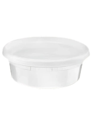 Container Round PP – Clear 8 oz, 12 oz, 16 oz, 24 oz (500/Case) - Arcapack
