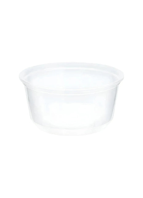 Container Round PP – Clear 8 oz, 12 oz, 16 oz, 24 oz (500/Case) - Arcapack