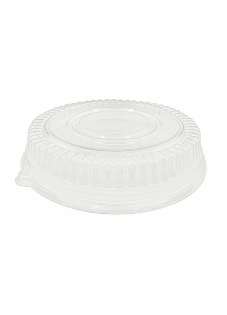 Lid Round Catering – 12x2" PET Clear Low Dome (36/Case)