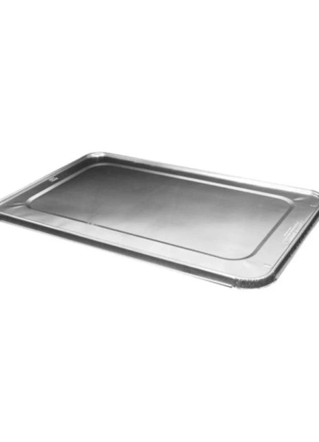 Flat Aluminum Steam Table Lid – 20.75" x 12.8" (50/Case) - Arcapack