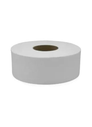 Toilet Paper Roll – 3.3" x 1000' White 2-Ply Embossed Jumbo Jr (12 Rolls/Case) - Arcapack
