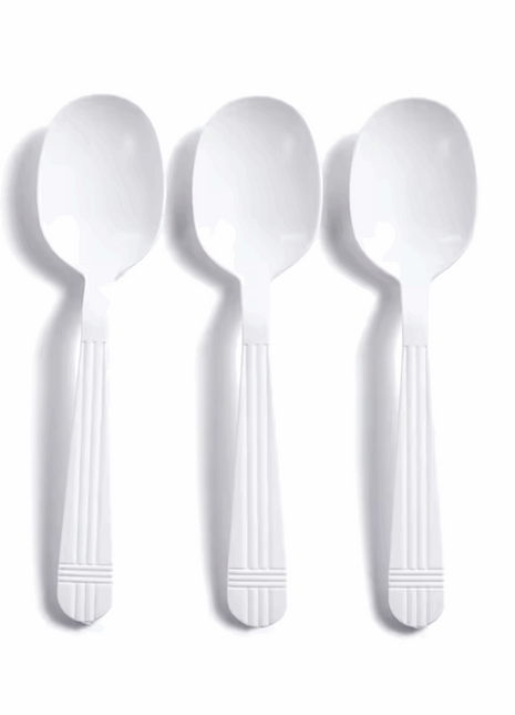 Soupspoon 156 mm PP – White Heavy-Duty Plastic (1000/Case)