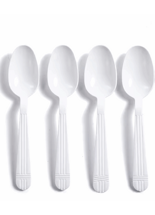 Teaspoon 160 mm PP – White Heavy-Duty Plastic (1000/Case)