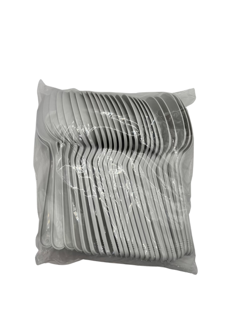 Teaspoon 160 mm PP – White Heavy-Duty Plastic (1000/Case)