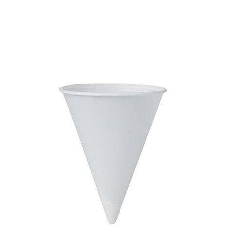 Cup 4 oz Paper – White Cone Water Cup (5000/Case) - Arcapack