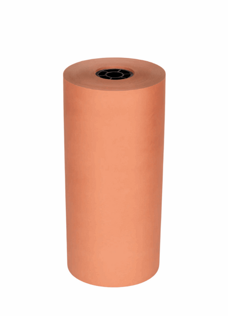 Paper Freezer Roll – 18" × 900' Red Poly Coated, 35 lb Kraft (1 Roll) - Arcapack